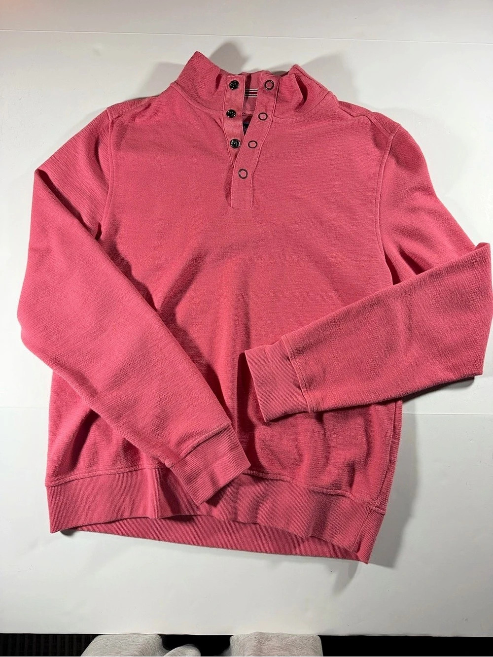 Charleston Threads Pink Snap Placket Pullover Size Medium Like New
